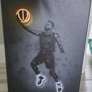 Steff Curry Canvas Art